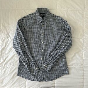 Men’s Banana Republic Untucked Fit Checkered Dress Shirt